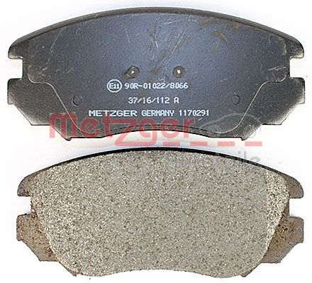 METZGER 1170291 Bremsbelagsatz, Scheibenbremse